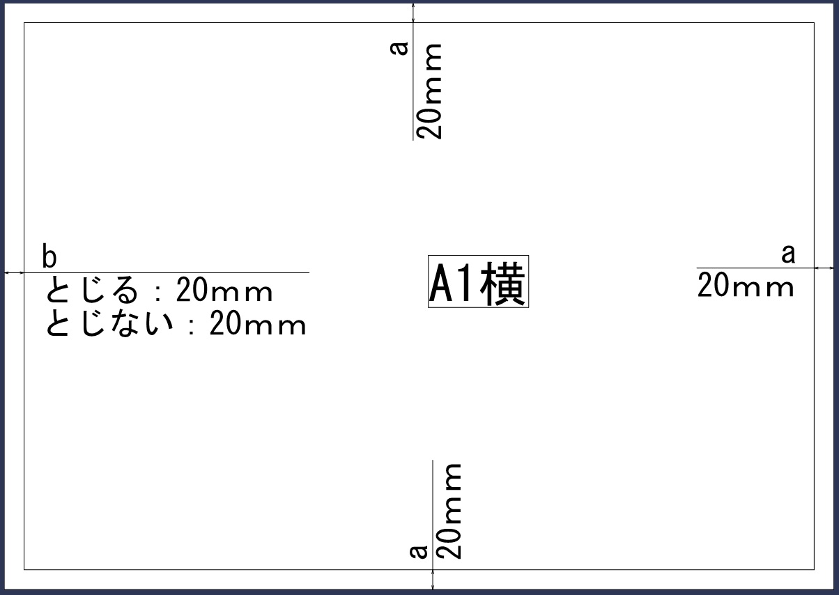 機械設計の図枠サイズと周辺情報